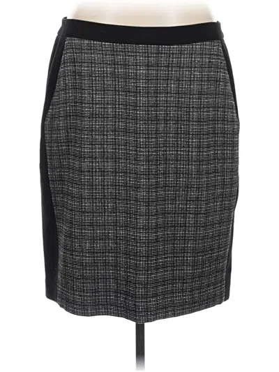 Pre-owned Talbots Wool Skirt In Gray