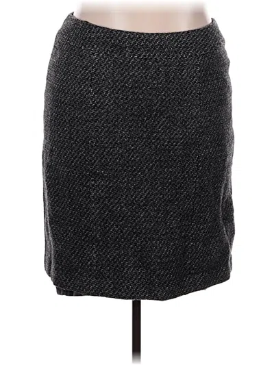 Pre-owned Talbots Wool Skirt In Gray