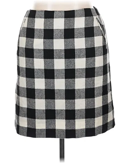 Pre-owned Talbots Wool Skirt In Gray