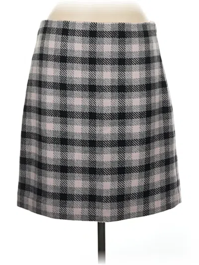 Pre-owned Talbots Wool Skirt In Gray