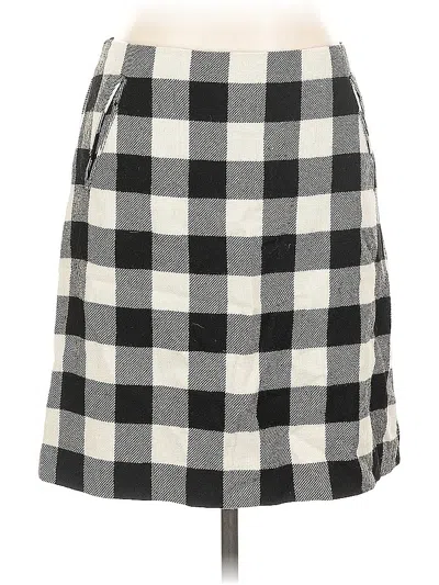 Pre-owned Talbots Wool Skirt In Gray