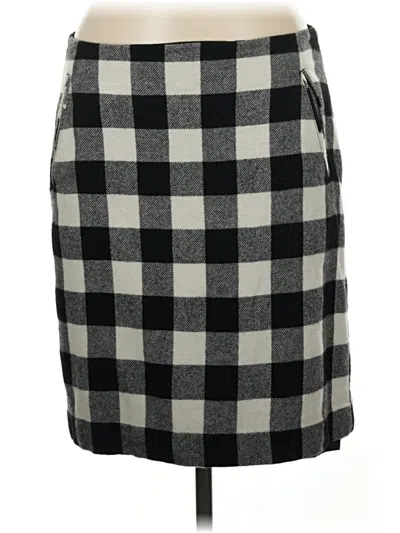 Pre-owned Talbots Wool Skirt In Gray