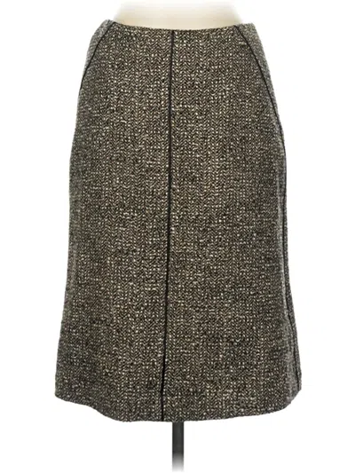 Pre-owned Talbots Wool Skirt In Gray