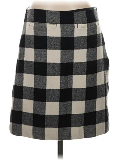 Pre-owned Talbots Wool Skirt In Gray