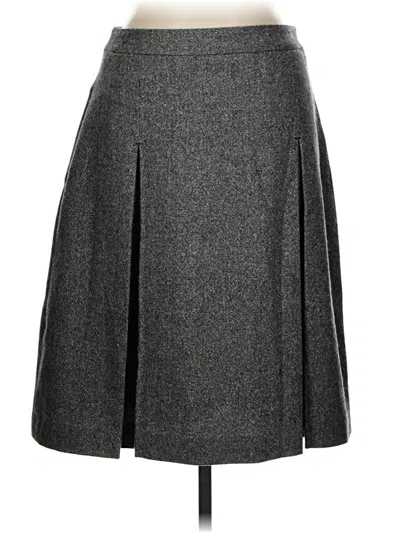 Pre-owned Talbots Wool Skirt In Gray