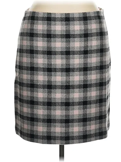 Pre-owned Talbots Wool Skirt In Gray