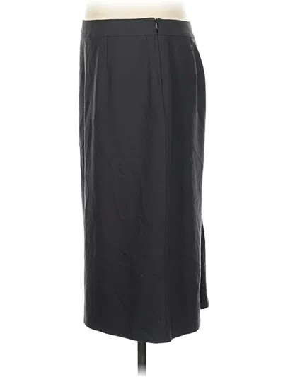 Pre-owned Talbots Wool Skirt In Gray