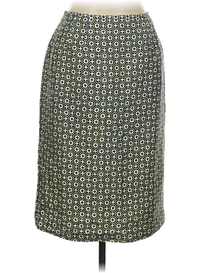 Pre-owned Talbots Wool Skirt In Green