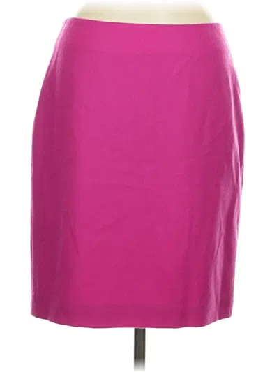 Pre-owned Talbots Wool Skirt In Pink