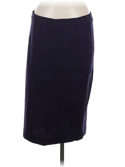 Pre-owned Talbots Wool Skirt In Purple