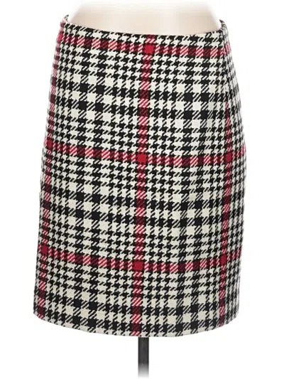 Pre-owned Talbots Wool Skirt In Red