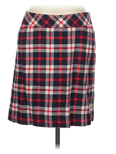 Pre-owned Talbots Wool Skirt In Red