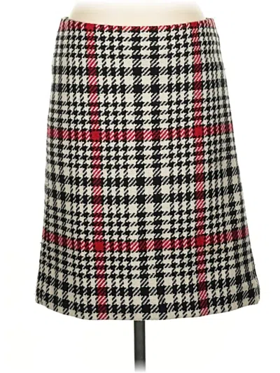 Pre-owned Talbots Wool Skirt In Red