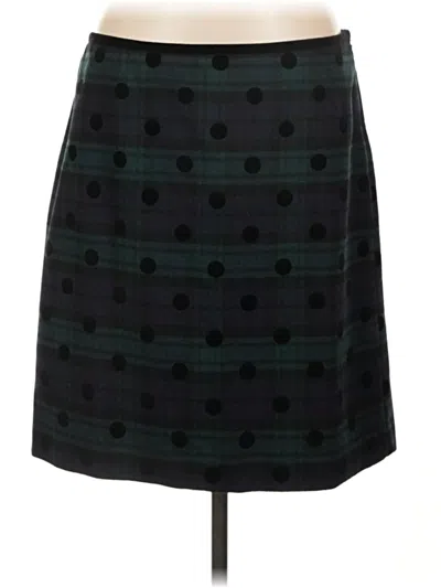 Pre-owned Talbots Wool Skirt In Teal