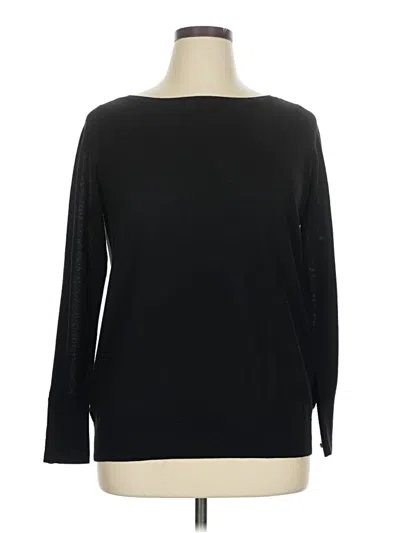 Pre-owned Talbots Wool Sweater In Black