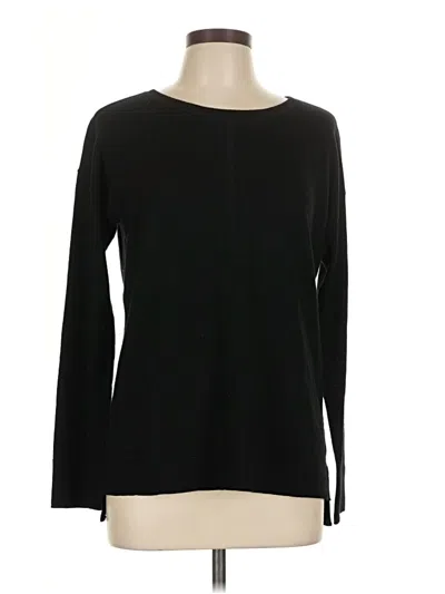 Pre-owned Talbots Wool Sweater In Black