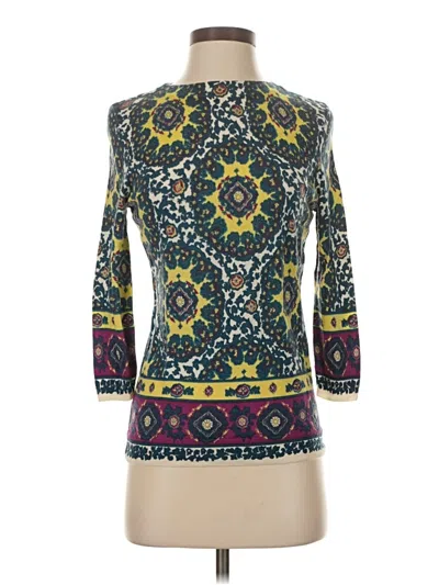 Pre-owned Talbots Wool Sweater In Green