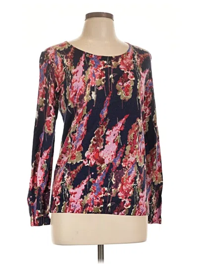 Pre-owned Talbots Wool Sweater In Purple