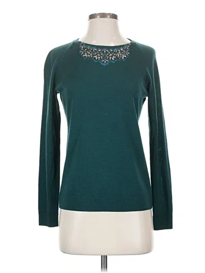 Pre-owned Talbots Wool Sweater In Teal