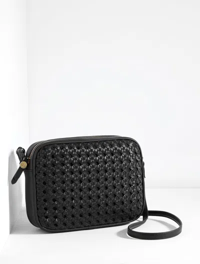 Talbots Woven Crossbody Bag - Black - 001