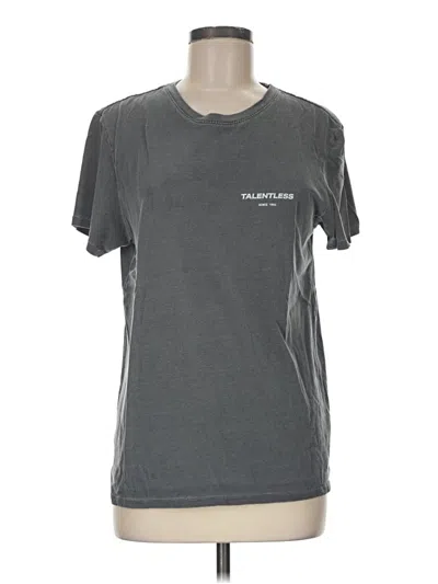 Pre-owned Talentless Active T-shirt In Gray