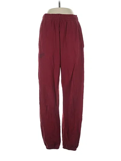 Pre-owned Talentless Casual Pants In Burgundy