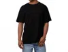 Talentless Drop Shoulder Short Sleeved Tee In Pitch Black In Black
