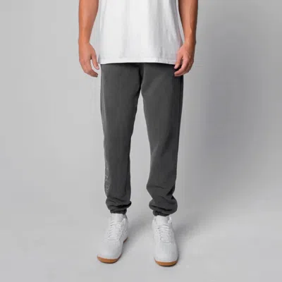 Talentless Heavyweight Embroidered Sweatpants In Steel Gray