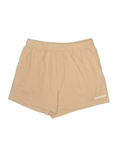 Pre-owned Talentless Khaki Shorts In Brown