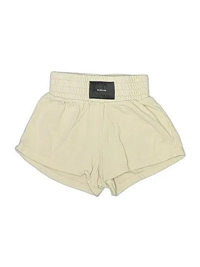 Pre-owned Talentless Khaki Shorts In Ivory