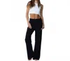 Talentless Lightweight French Terry Lounge Pants In Pitch Black In Black