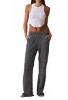 Talentless Lightweight French Terry Lounge Pants In Steel Gray In Gray
