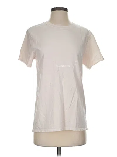 Pre-owned Talentless Short Sleeve T-shirt In Ivory