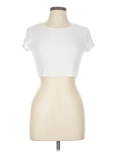 Pre-owned Talentless Short Sleeve T-shirt In White