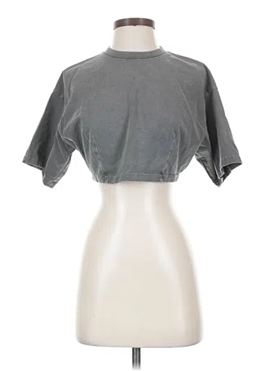 Pre-owned Talentless Short Sleeve Turtleneck In Gray