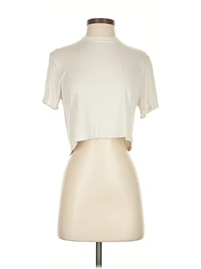 Pre-owned Talentless Short Sleeve Turtleneck In White