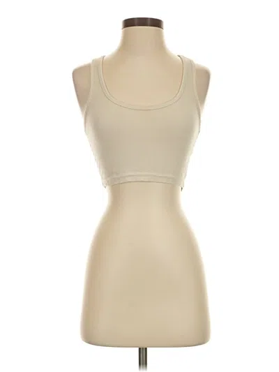 Pre-owned Talentless Tank Top Tan Strapless Neckline Tops