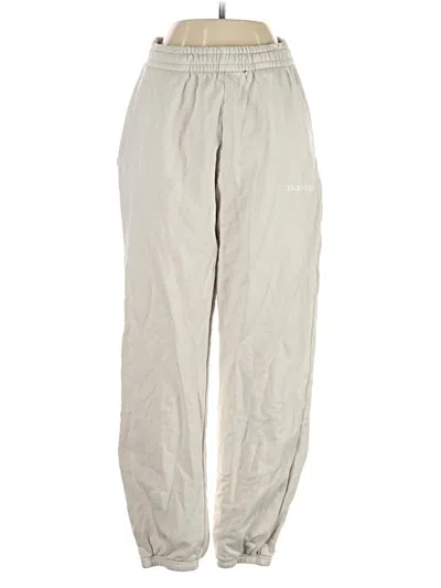 Pre-owned Talentless Track Pants In Silver