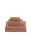 Talesma Cote D'azur 100% Turkish Cotton 3-pc. Bath Towel Set In Clay