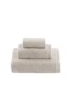 Talesma Cote D'azur 100% Turkish Cotton 3-pc. Bath Towel Set In Ecru