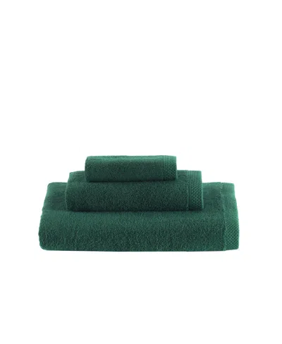Talesma Cote D'azur 100% Turkish Cotton 3-pc. Bath Towel Set In Emerald