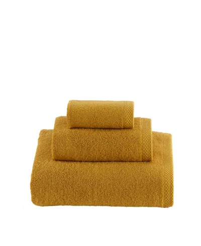 Talesma Cote D'azur 100% Turkish Cotton 3-pc. Bath Towel Set In Mustard