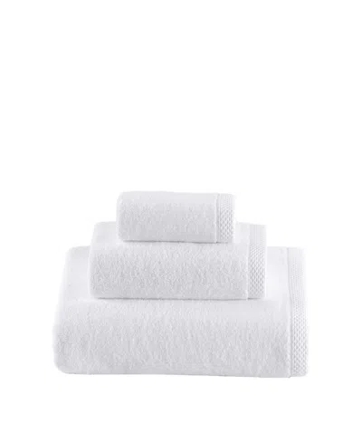Talesma Cote D'azur 100% Turkish Cotton 3-pc. Bath Towel Set In White