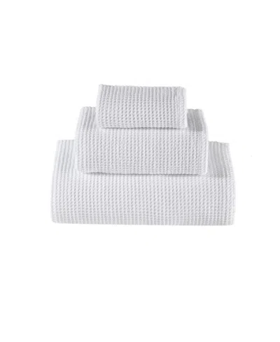 Talesma Embiez Turkish Cotton Waffle 3-pc. Bath Towel Set In White