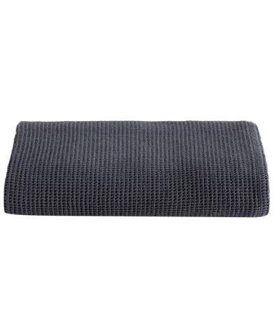 Talesma Embiez Turkish Cotton Waffle Bath Sheet, 35" X 66" In Charcoal