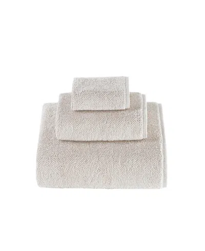 Talesma Lerins Turkish Cotton 3-pc. Bath Towel Set In Ecru