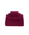 Talesma Lerins Turkish Cotton 3-pc. Bath Towel Set In Magenta