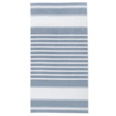 Talesma Silivri Outdoor Beach Pool Towel - 36x66 In Blue Striped