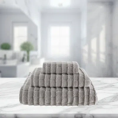 Talesma Subway Tile 3 Piece Turkish Cotton Towel Set