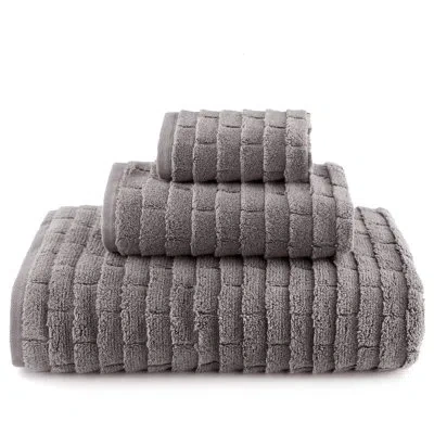 Talesma Subway Tile 3 Piece Turkish Cotton Towel Set